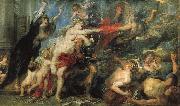 RUBENS, Pieter Pauwel The Consequences of War oil on canvas